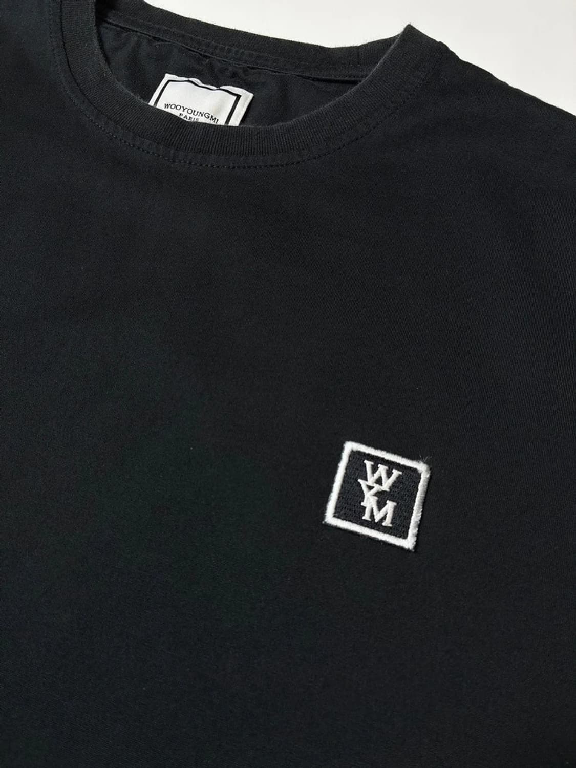 우영미 20FW 백로고 반팔 티셔츠 PN9655 상품이미지5