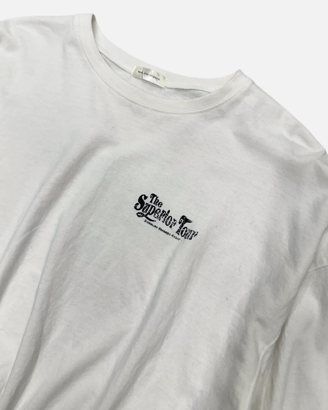 superior tour lettering t-shirt 상품이미지3