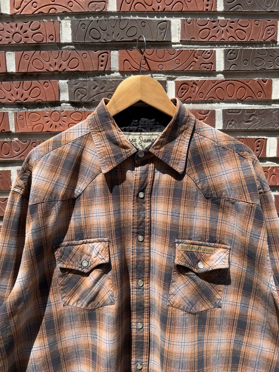 웨스트코스트차퍼스 90s 플란넬 플레이드 웨스턴 셔츠 상품이미지2