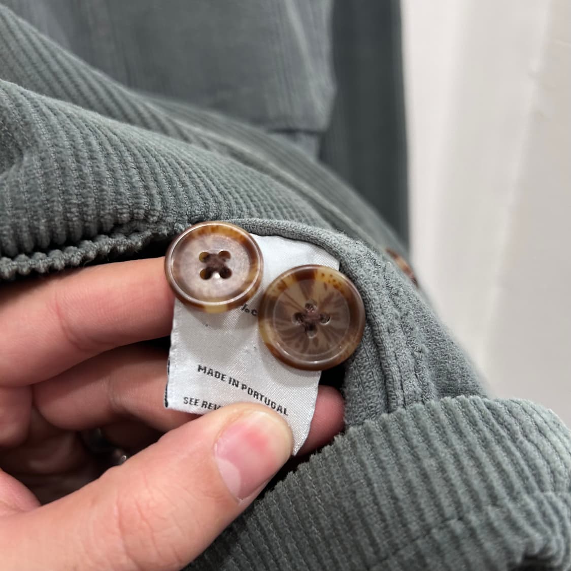 포르투기스 플란넬 포켓 코듀로이 미니멀자켓 상품이미지4