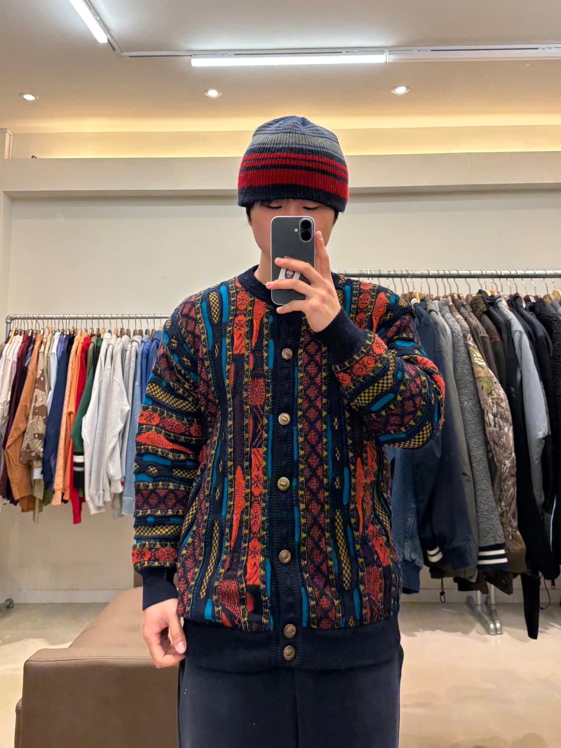 게쿠 케이블 니트 가디건 상품이미지9