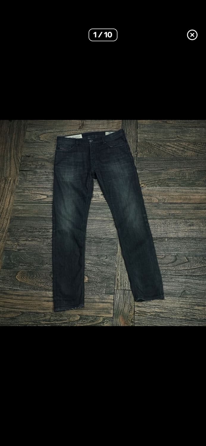 [DIESEL]  디젤 슬림핏 흑청 데님 팬츠 청바지 P01140 상품이미지1