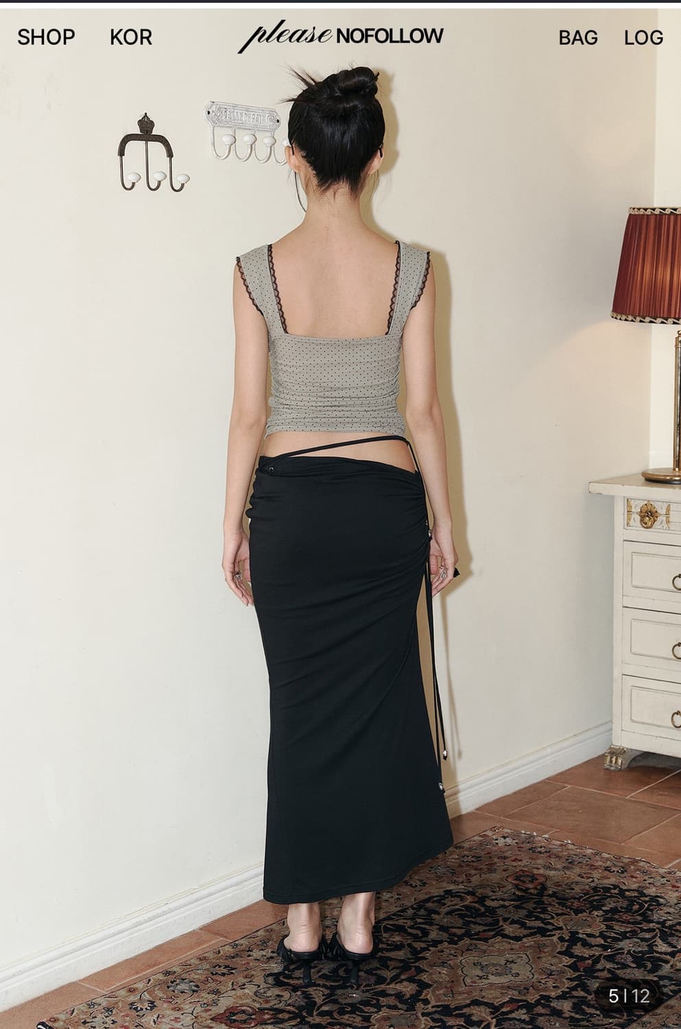 플노팔 셔링 스커트 M 상품이미지2