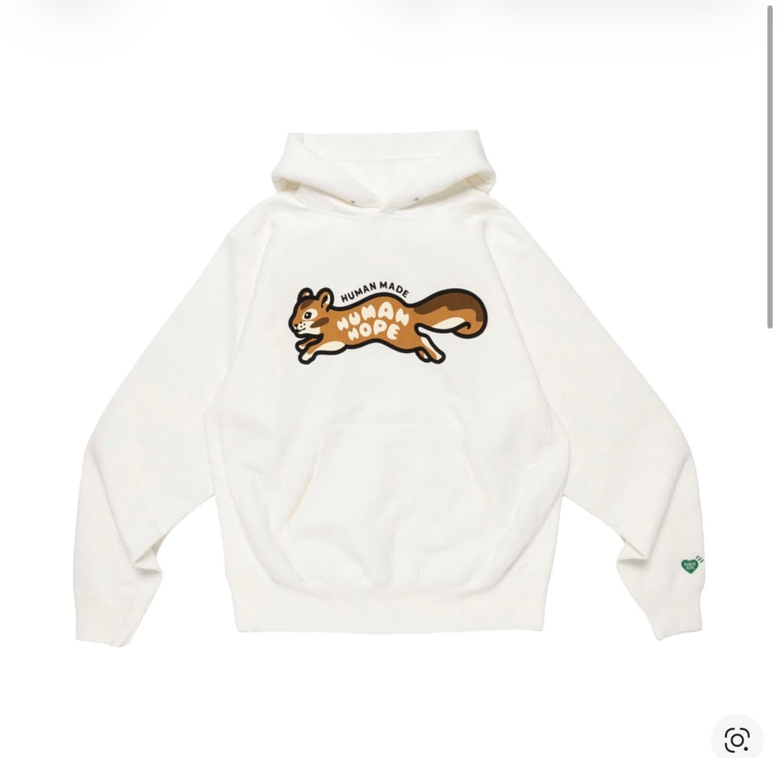 휴먼 메이드 휴먼 호프 헤비웨이트 후드 화이트 S 상품이미지1