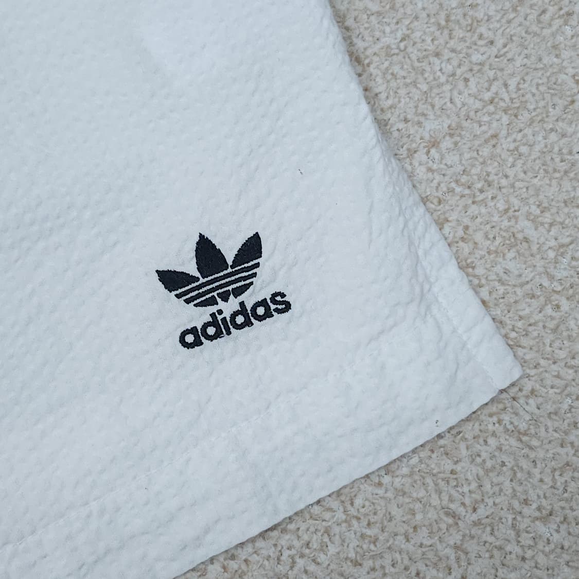 (M)아디다스 여성 반팔 셔츠 오픈카라 시어서커 포플린 남방 상품이미지6