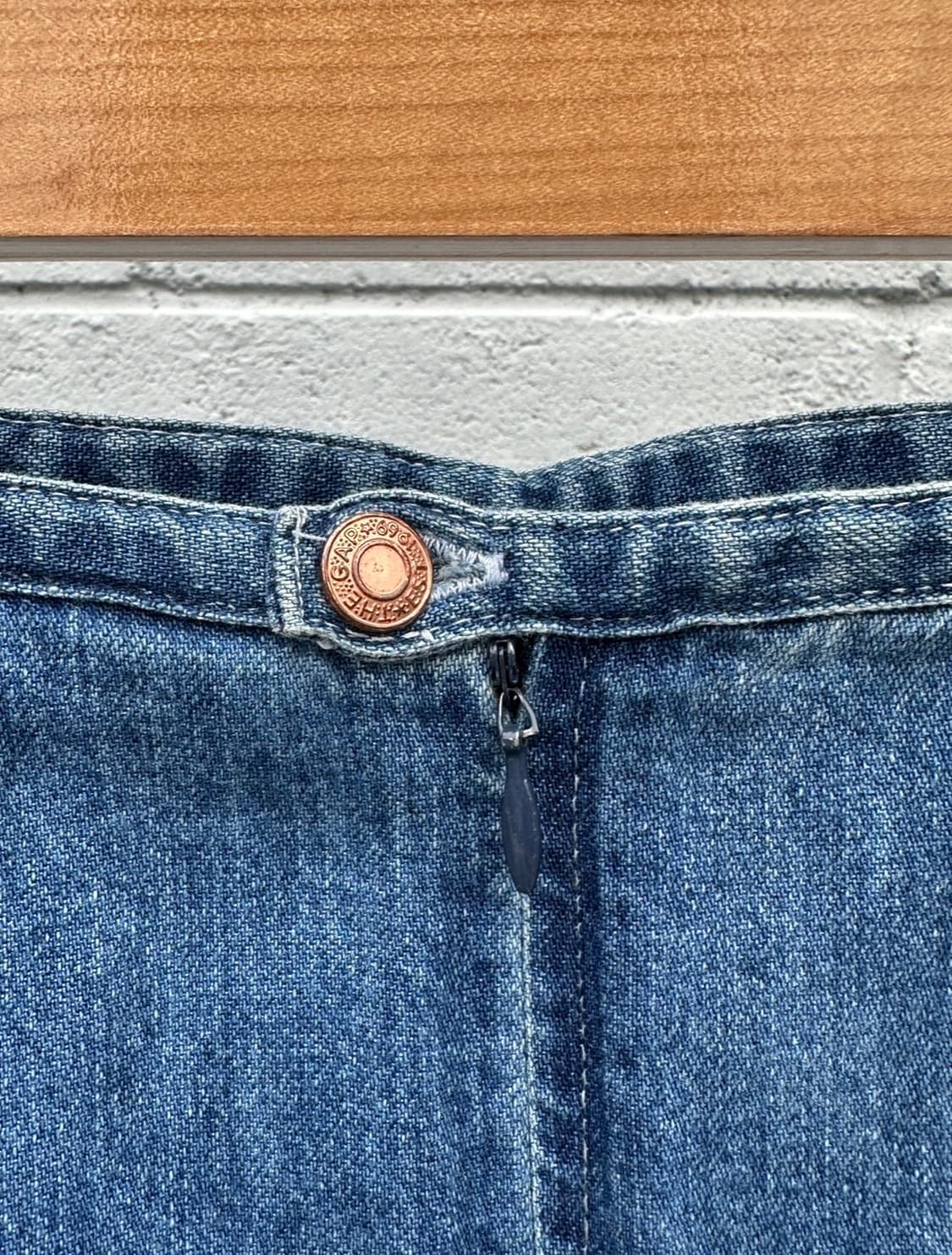 갭 데님 롱 스커트 상품이미지7