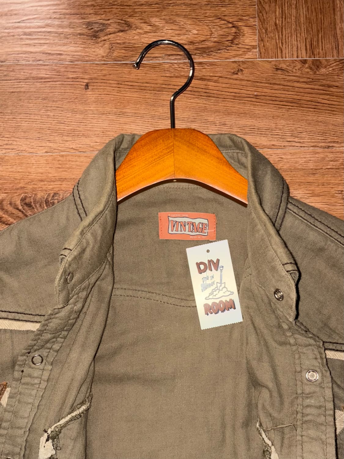 빈티지 디테일 웨스턴 셔츠 상품이미지10