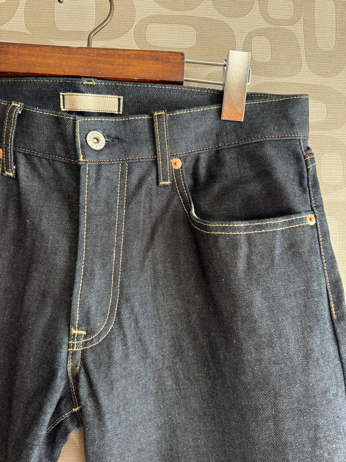 UNIQLO 유니클로 레귤러핏 셀비지 데님 청바지 31 상품이미지3