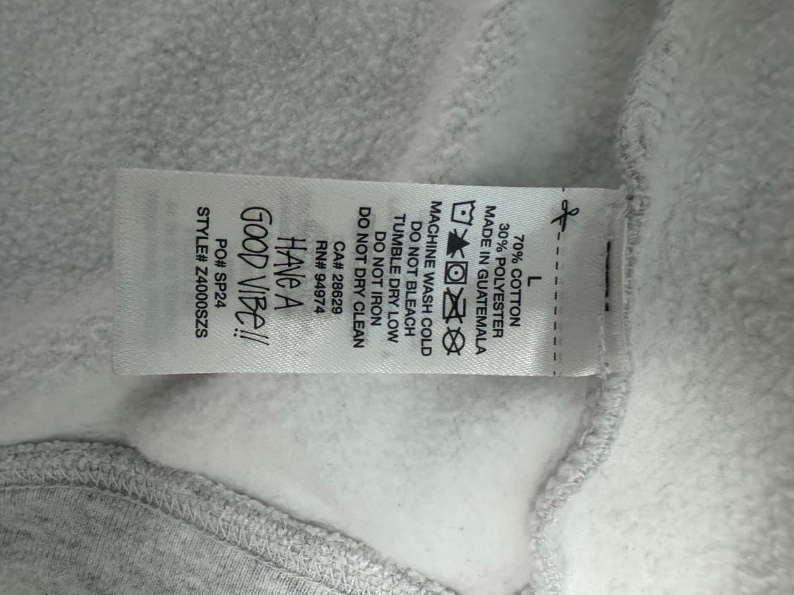 스투시 스탁 애쉬헤어 후드집업 상품이미지4