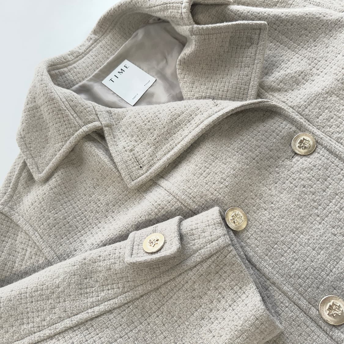 타임 22 울 캐시미어 더블 자켓 상품이미지2