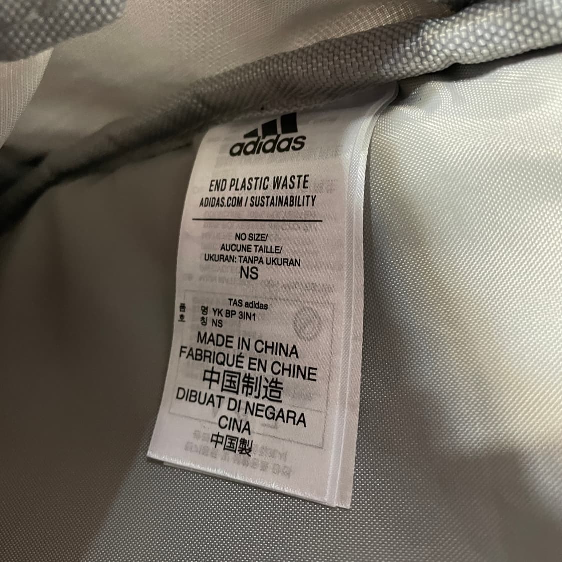 00s 아디다스 화이트 올드스쿨 백팩 가방 os 상품이미지7