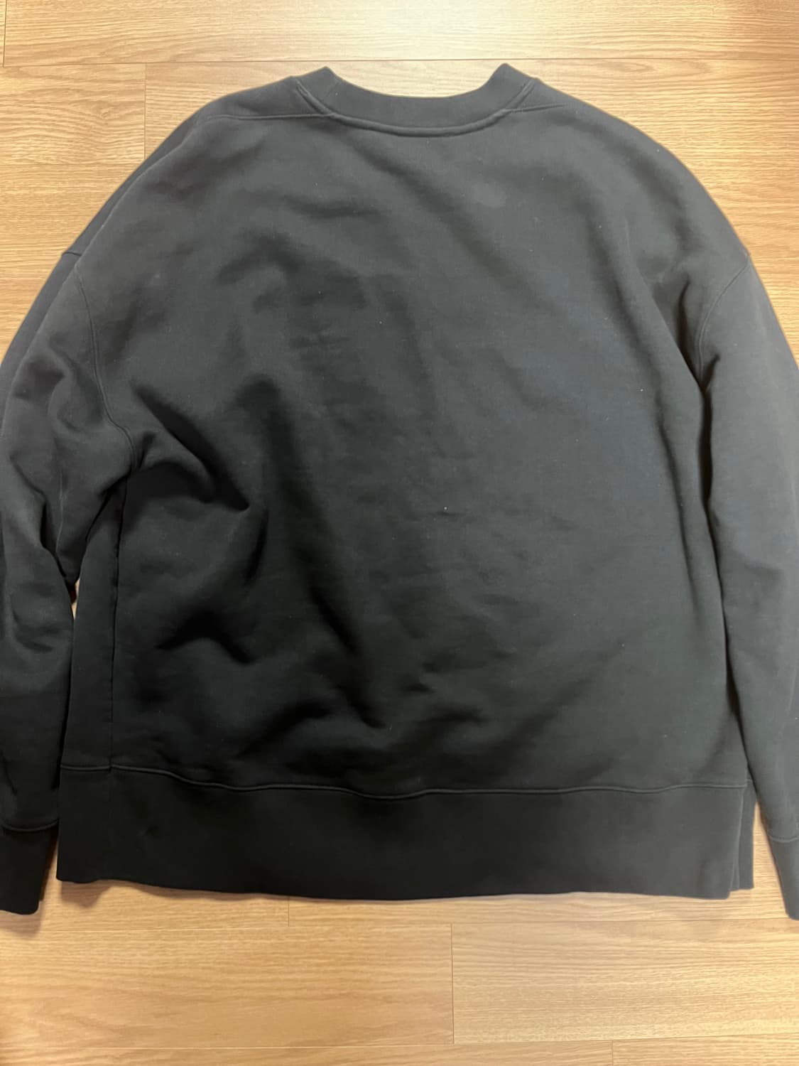 스튜디오니콜슨 오버사이즈 맨투맨 블랙 XL 상품이미지4