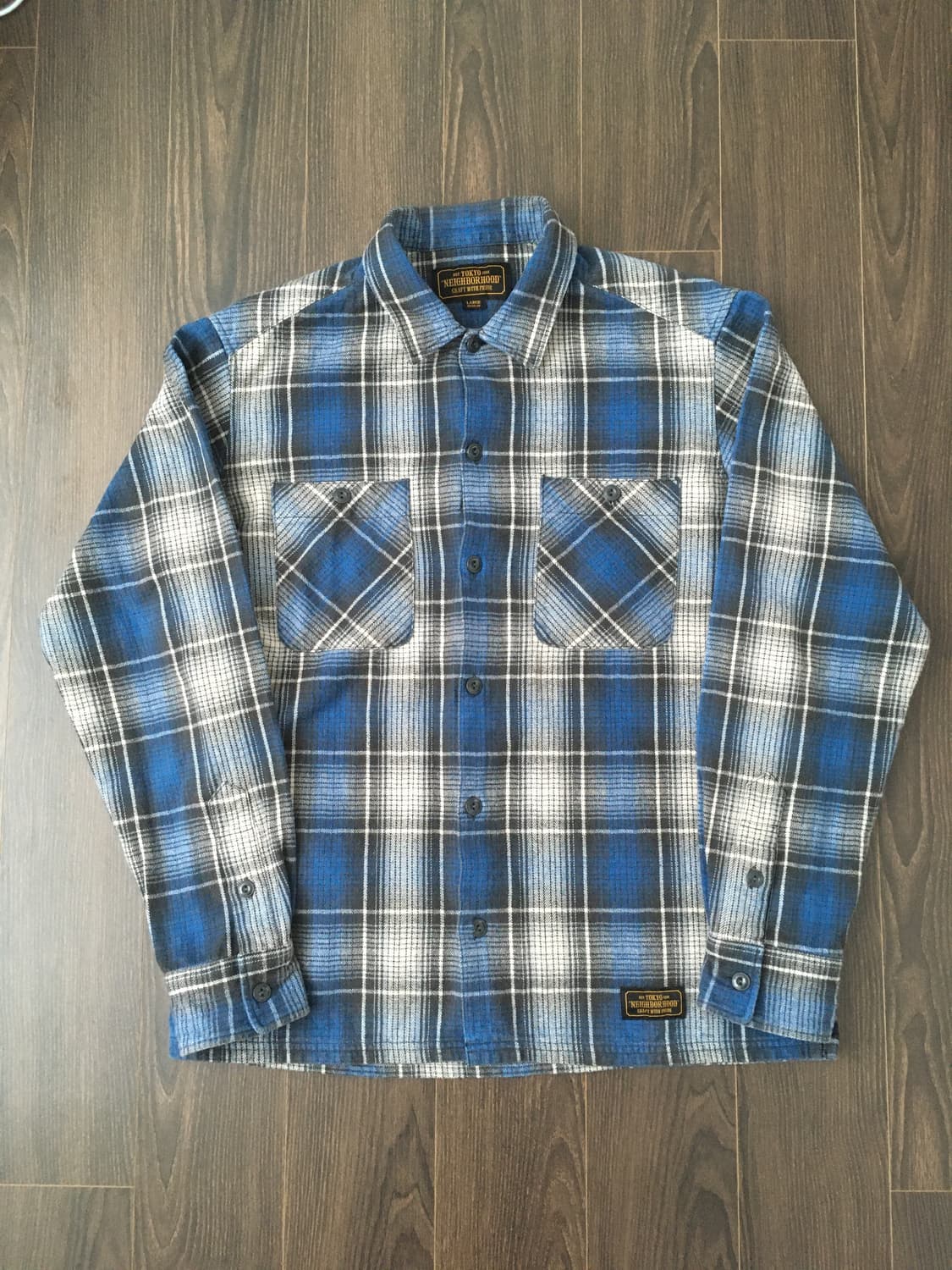 네이버후드 체크셔츠 상품이미지1