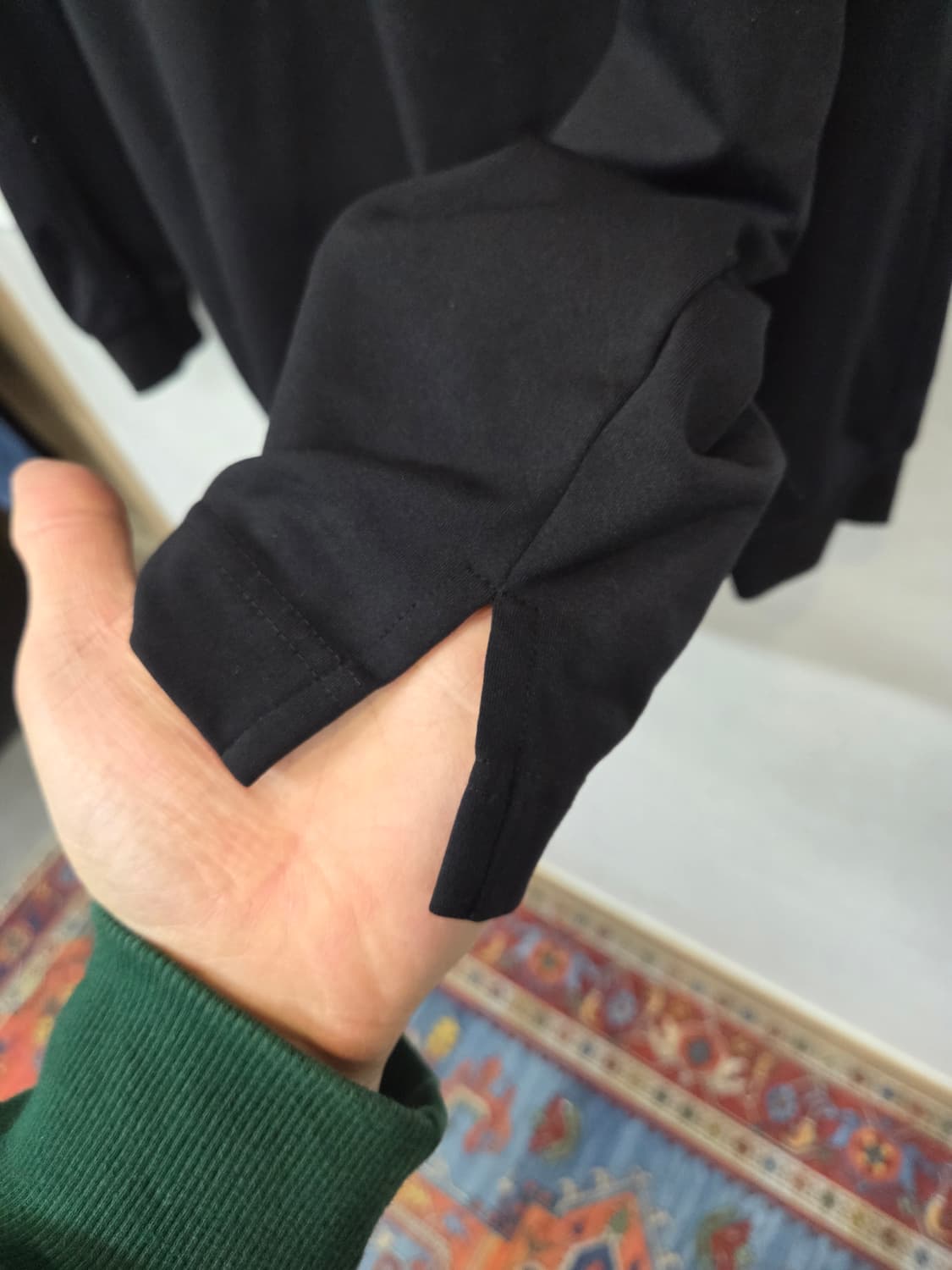 골스튜디오 풋볼클럽 카라 롱슬리브 긴팔 m 오버핏  상품이미지5