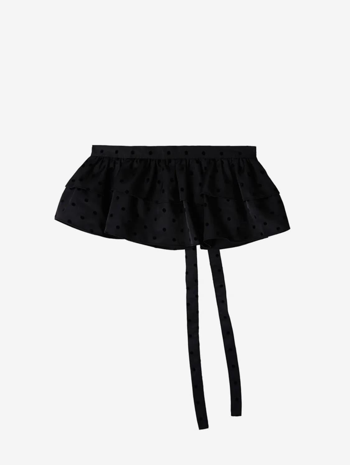 바니쉬먼트 도트 ruffle apron 상품이미지2