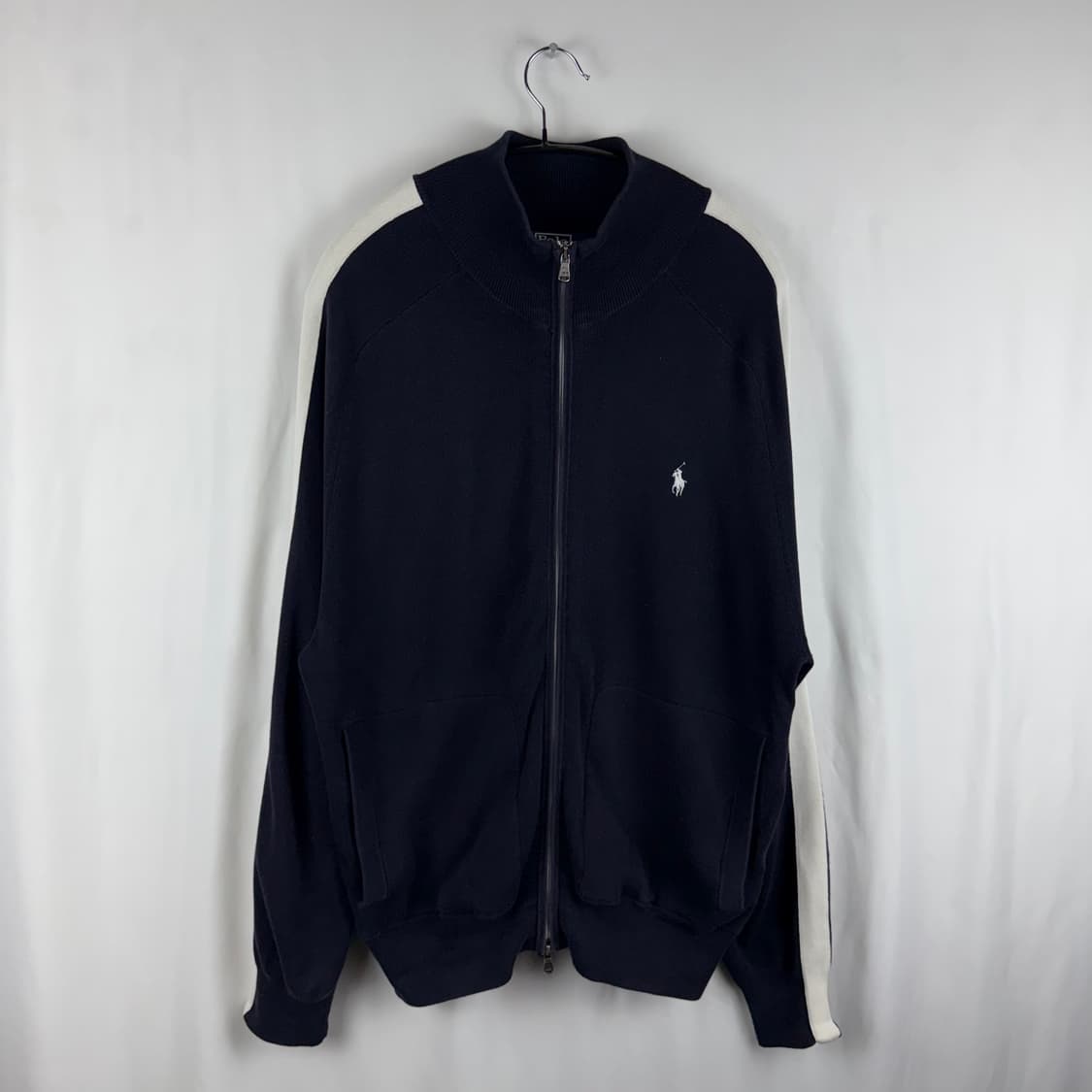 (무료배송)L) 폴로랄프로렌 투웨이 니트집업 네이비 상품이미지2