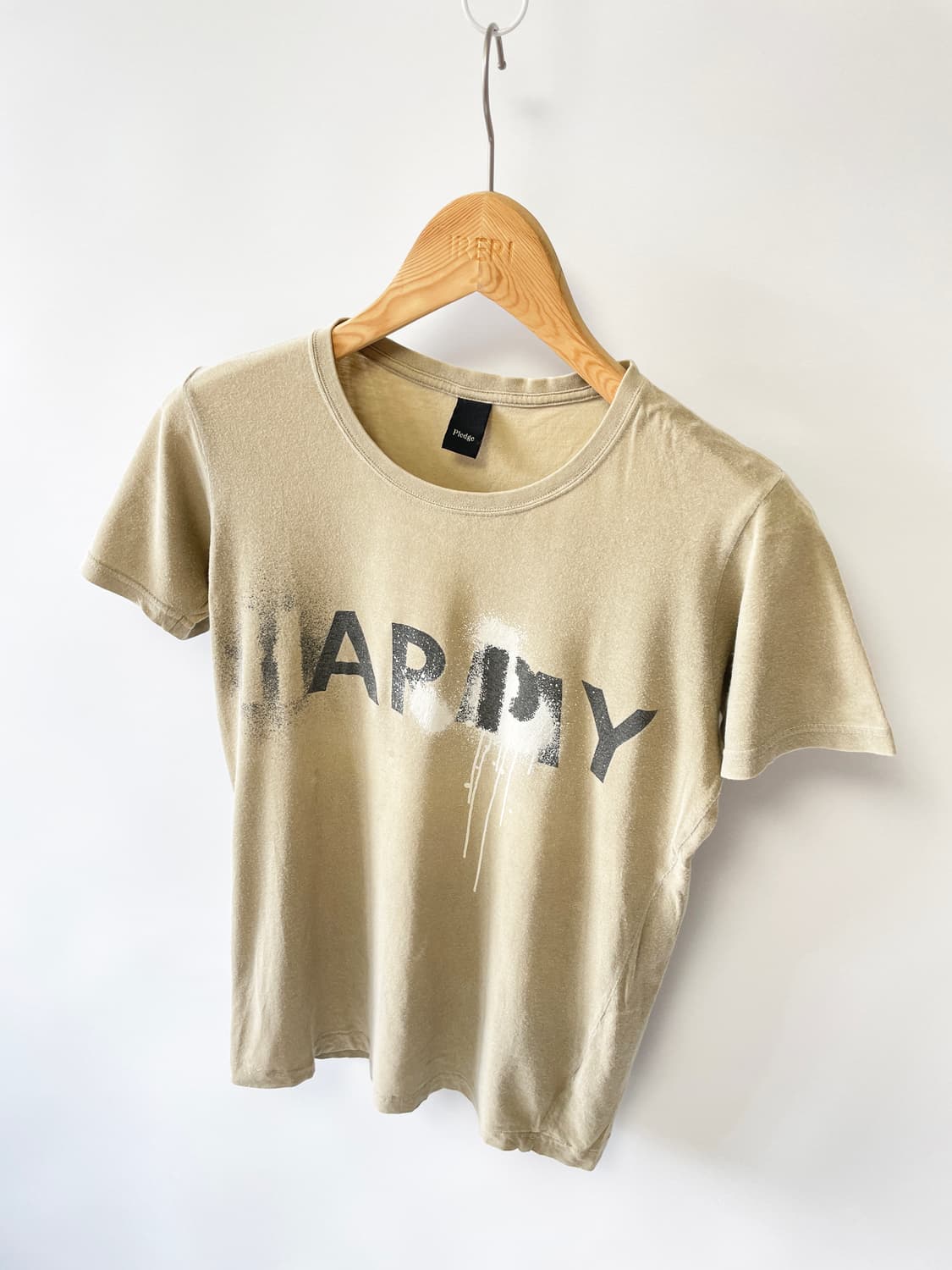 플렛지 PLEDGE ARMY(HAPPY)T-SHIRT 상품이미지2