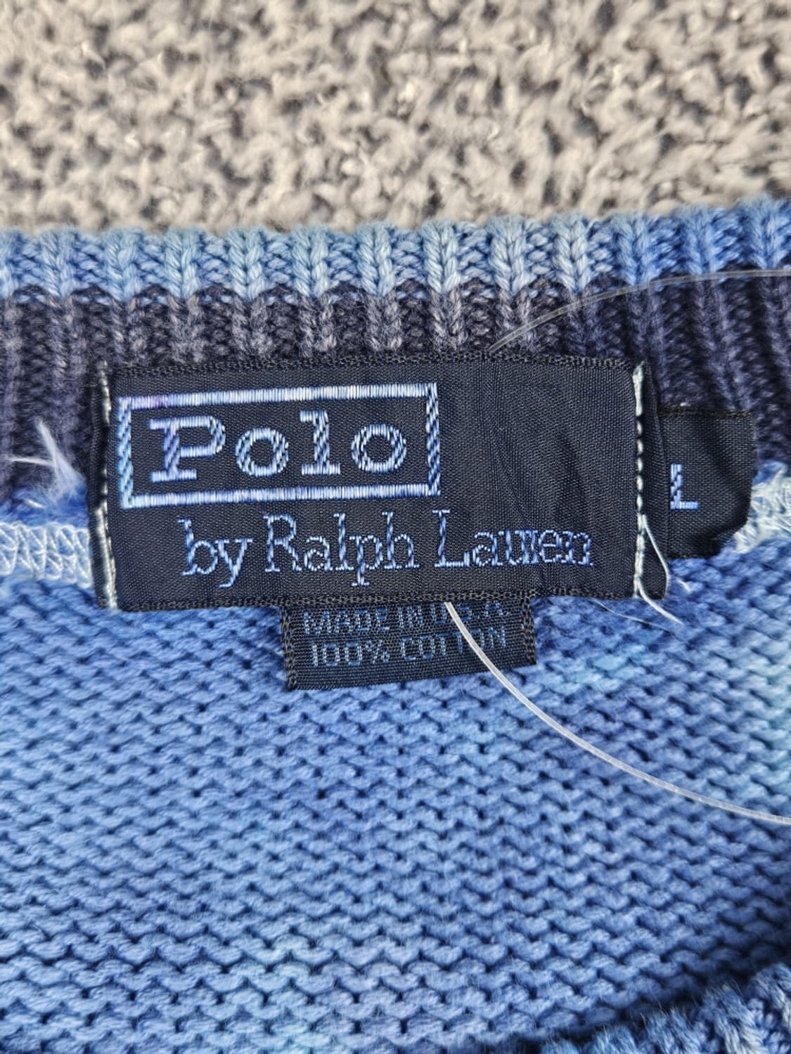 USA 폴로랄프로렌 다잉 워시드 커스텀 니트 ( L ) / 10003 상품이미지7