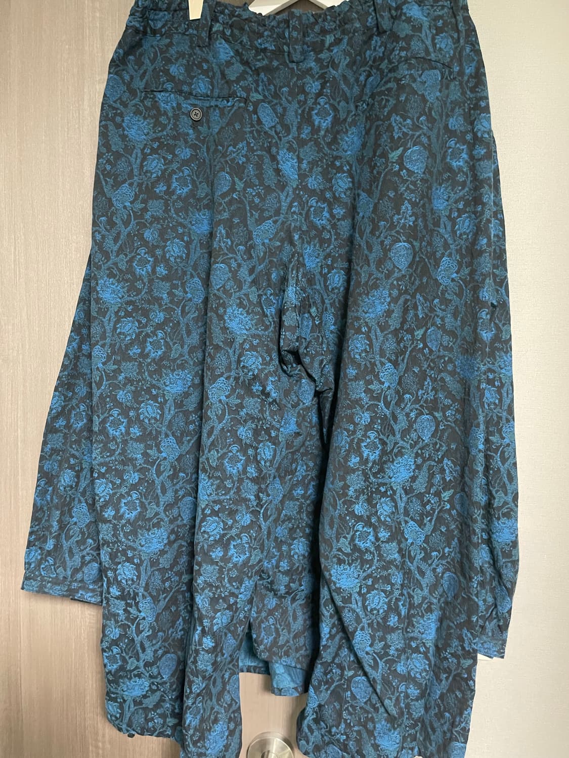 요지야바모토 SYTE 블루 플라워패턴 셋업 상품이미지4