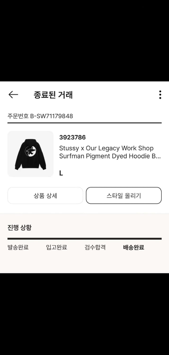 스투시 x 아워레가시 워크샵 서프맨 피그먼트 후드 상품이미지5