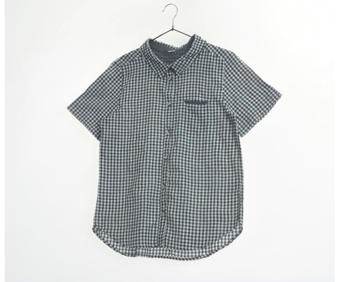 코튼 체크 셔츠 상품이미지1