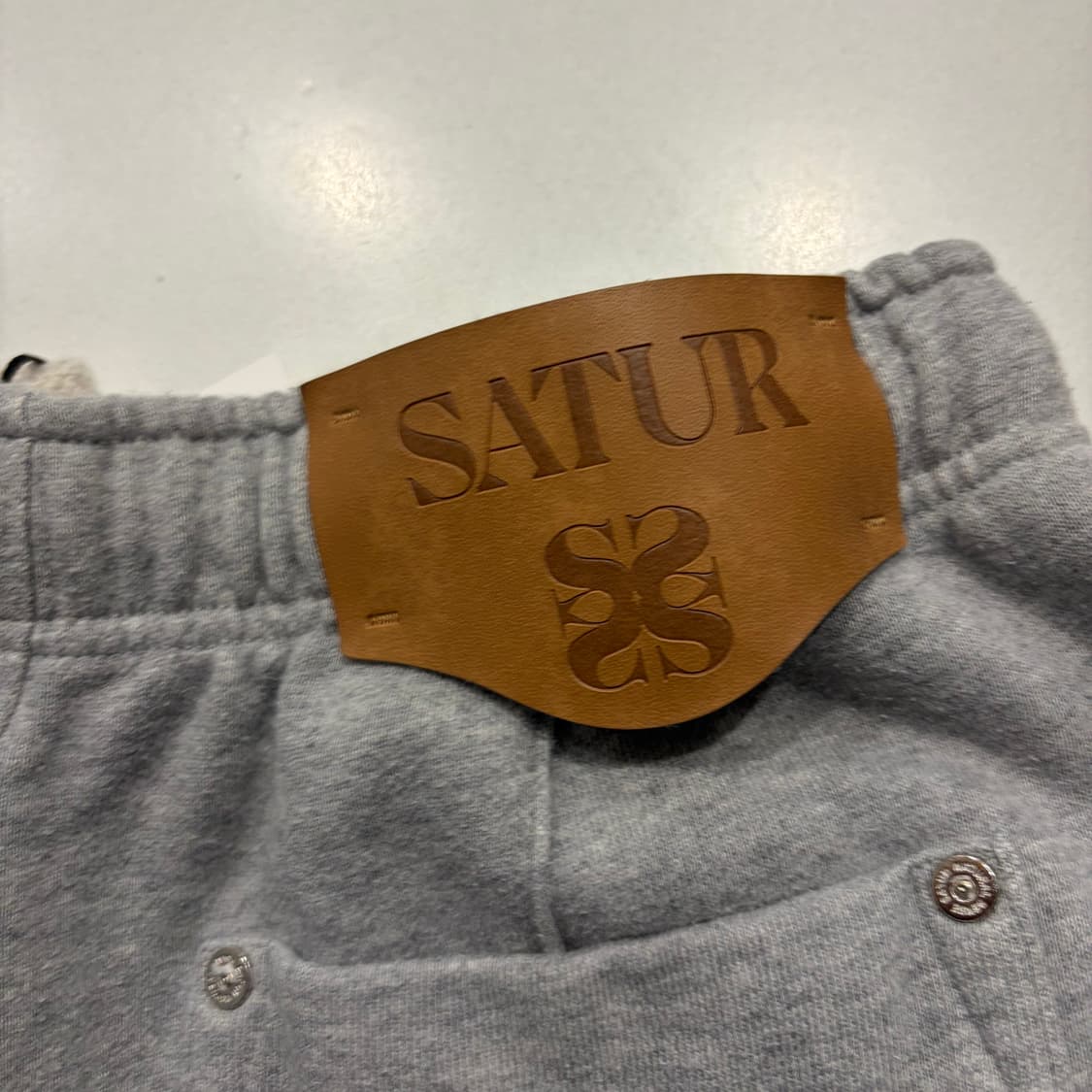 [L] 세터 SATUR 에트나 라운지 회색 조거 트레이닝 팬츠 D315 상품이미지6