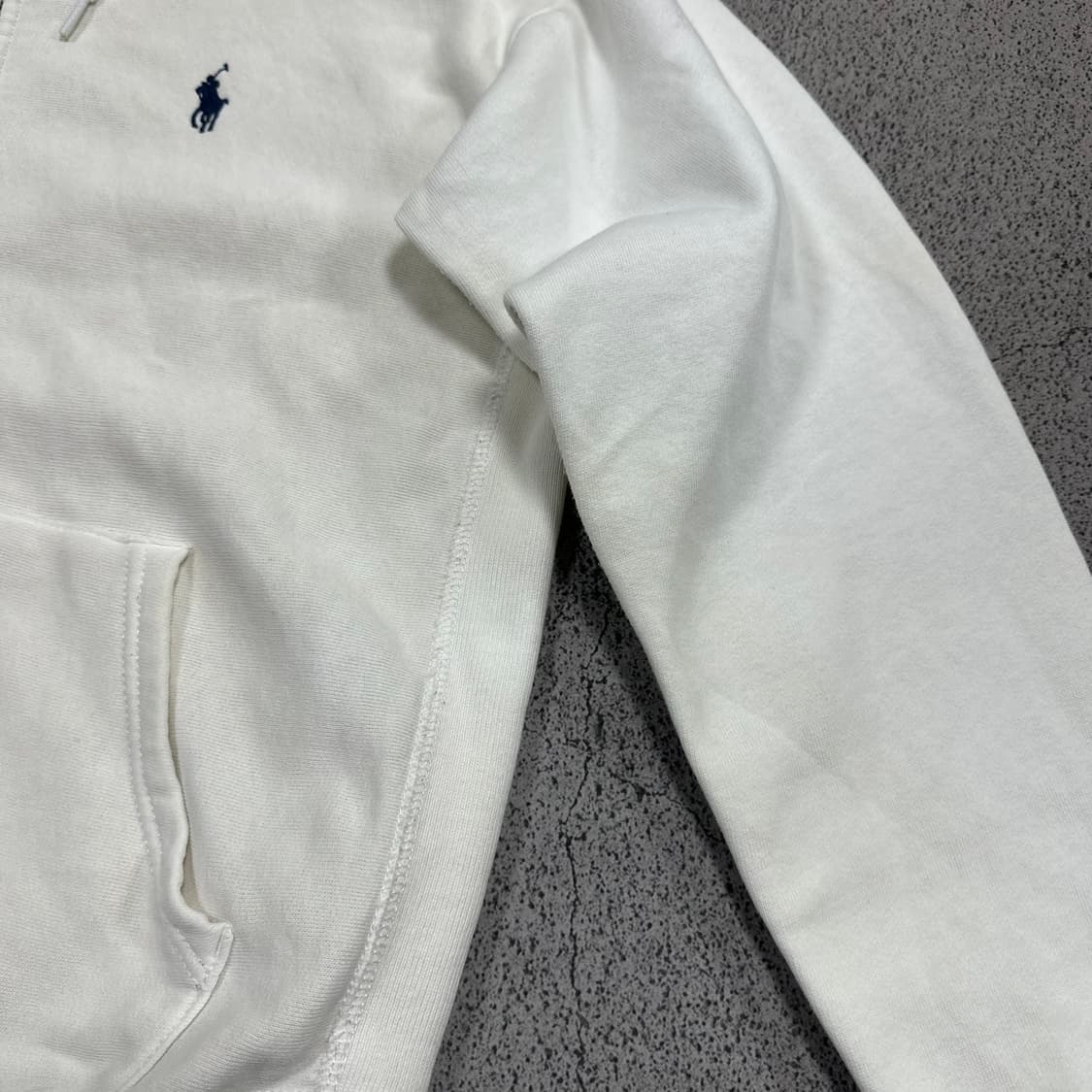 ✨ (바배) 폴로 랄프로렌 화이트 기모 후드 집업  상품이미지6