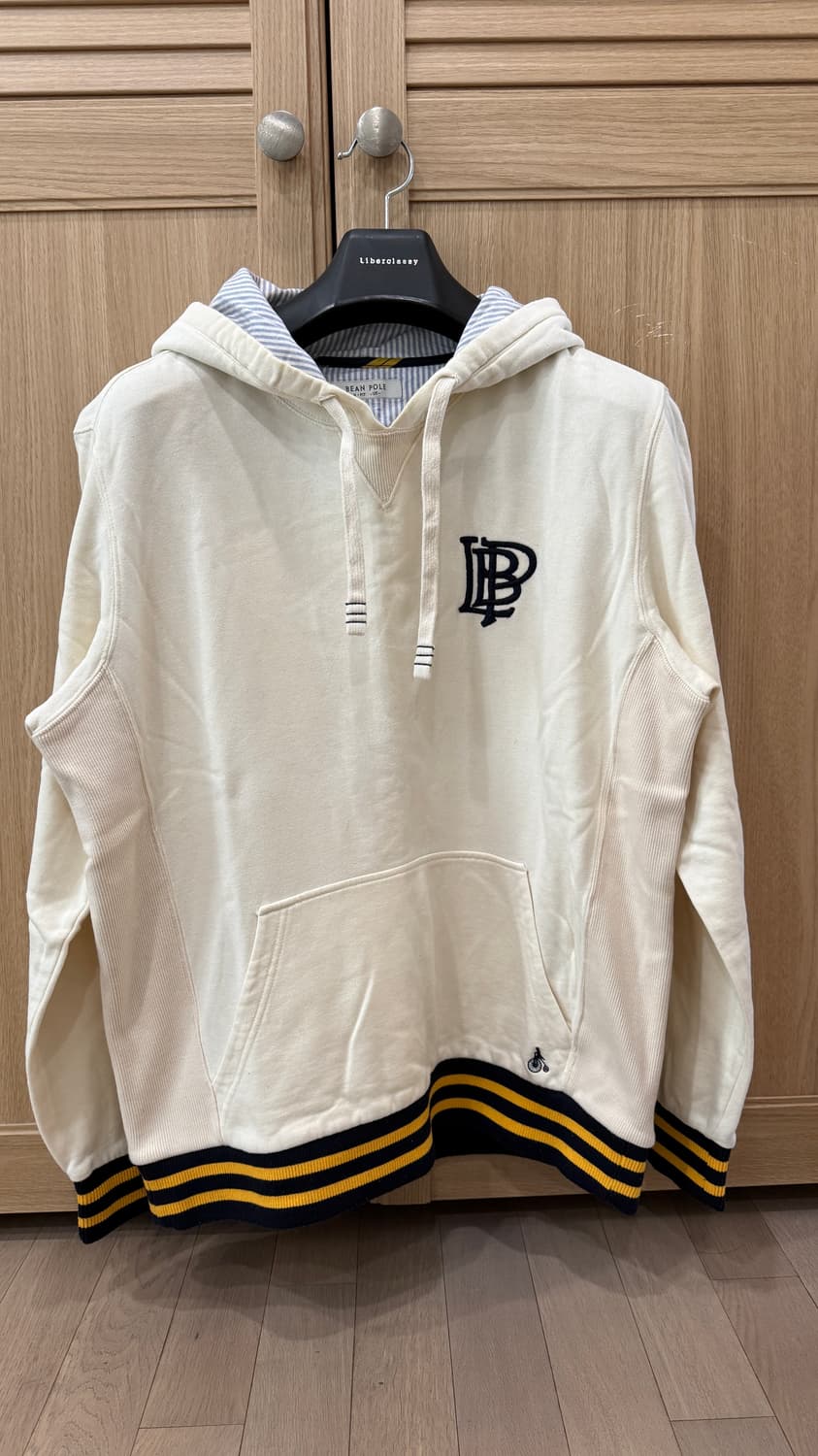 빈폴 아이보리색 후드티 상품이미지1