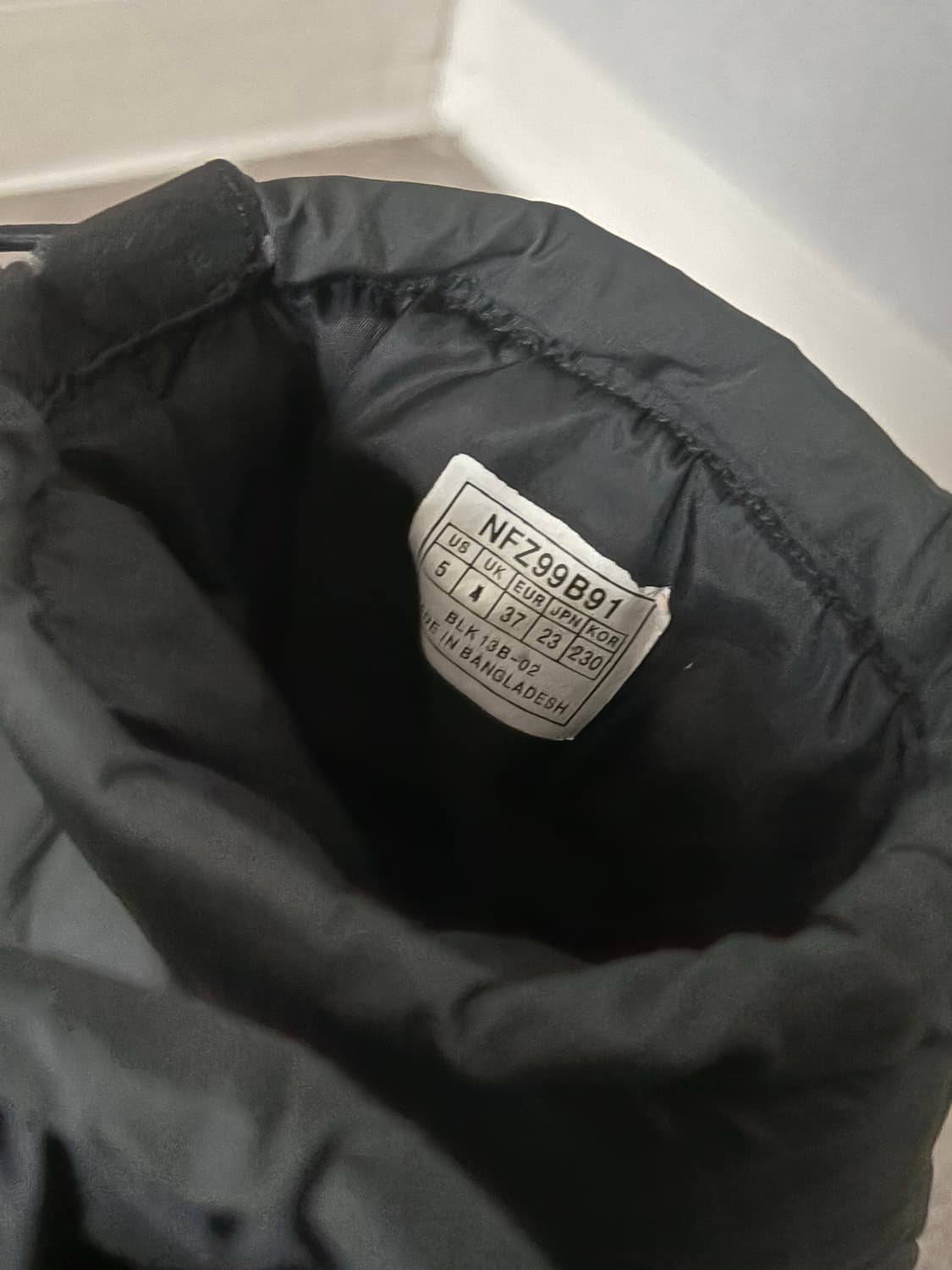 700 눕시 노스페이스 패딩부츠 방한화 방한부츠 상품이미지5