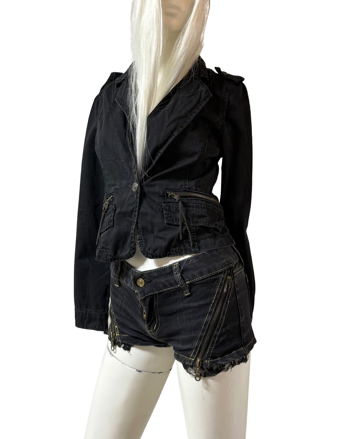 빈티지 갸루맛 숏츠 상품이미지4