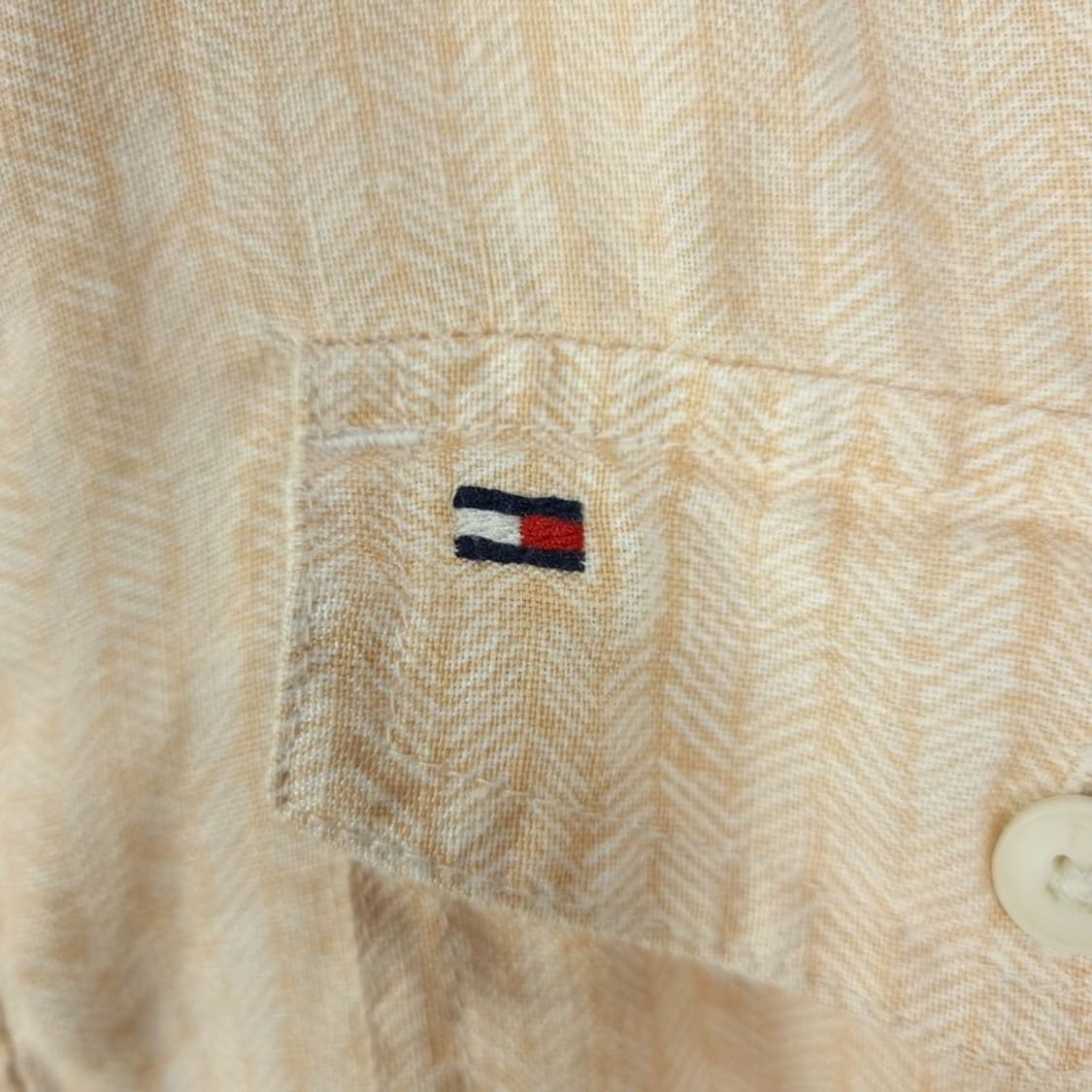 [타미힐피거] 헤링본 패턴 투포켓 마 린넨 셔츠 M20138 상품이미지7