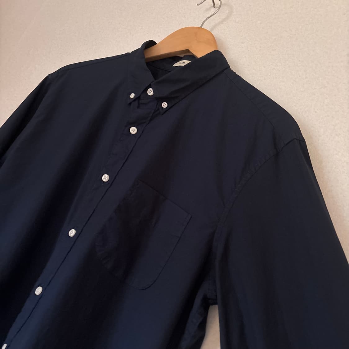 JCREW 제이크루 스판 셔츠 남방 L 솔리드 네이비 수입 정품 상품이미지6