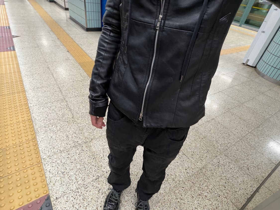 Ekam 에캄 002 레더 자켓 상품이미지1