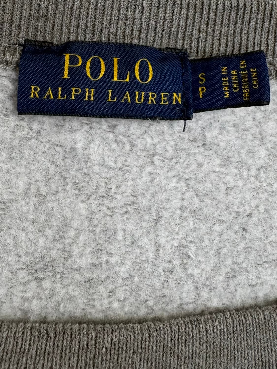 폴로 랄프로렌 7부 맨투맨 그레이 상품이미지5