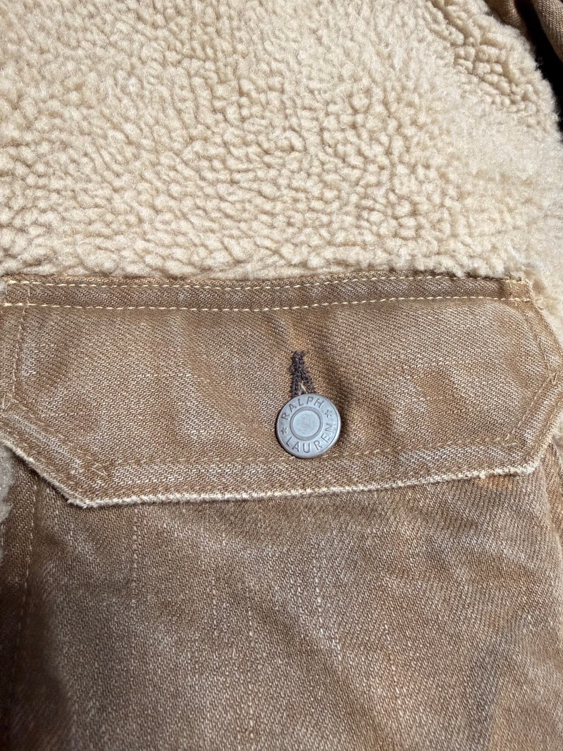 rrl 그리즐리 브라운 데님 자켓  상품이미지5