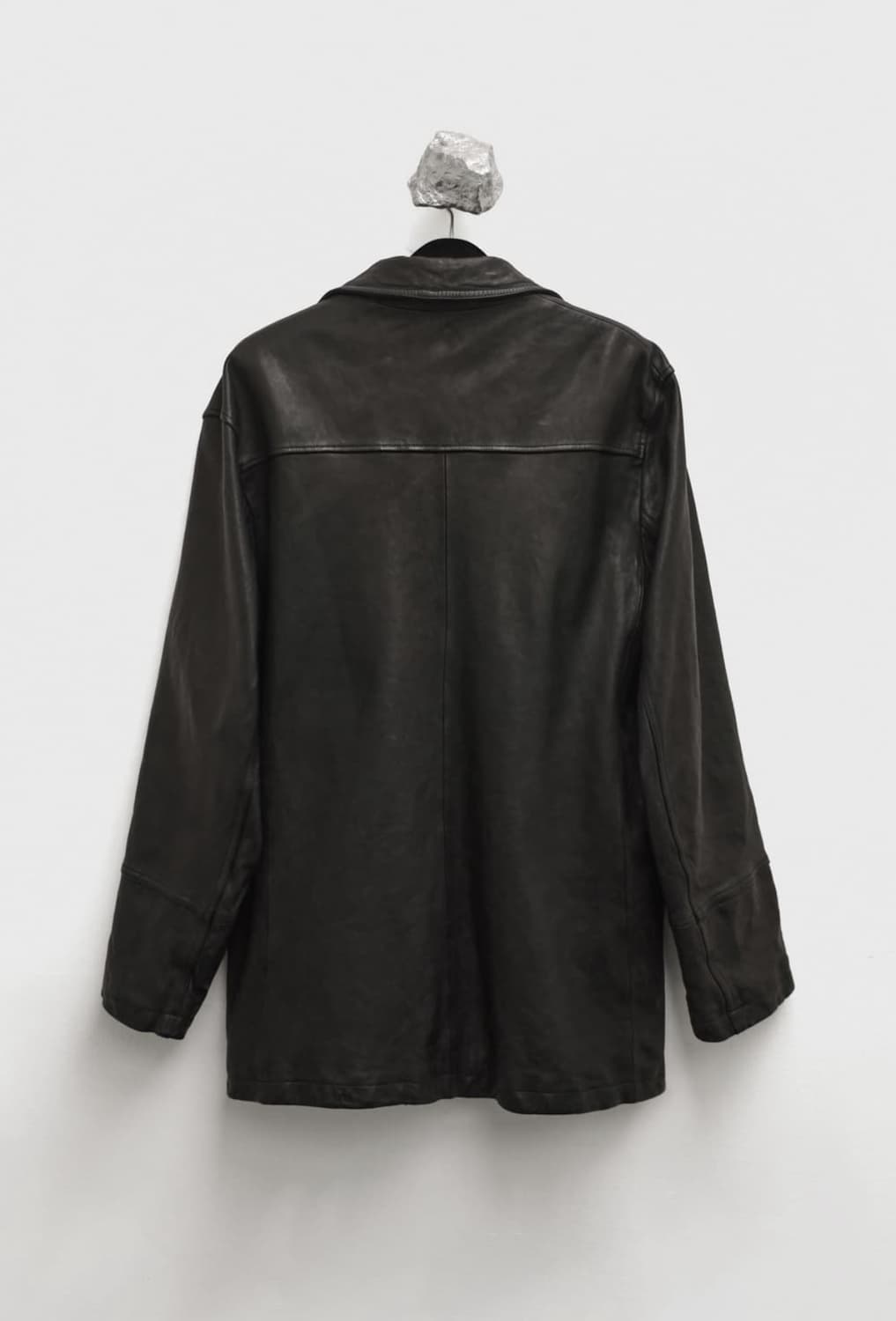 25fw 유스 워시드 레더 피코트 M 새상품  상품이미지3