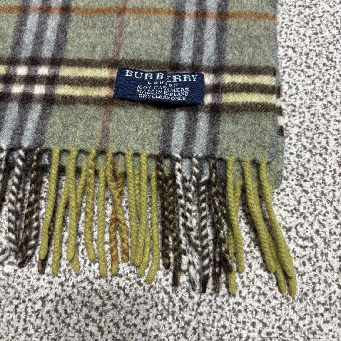 [택포,캐시미어100] 버버리 노바체크 머플러 목도리 [A] 상품이미지2