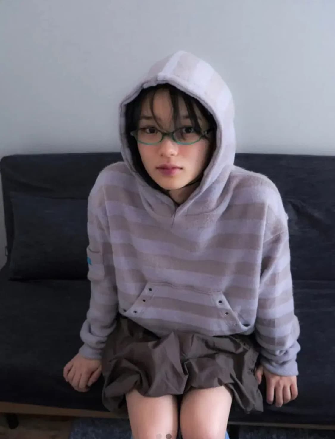 인앤양하모니 후드 brushed hoodie, light purple 상품이미지1