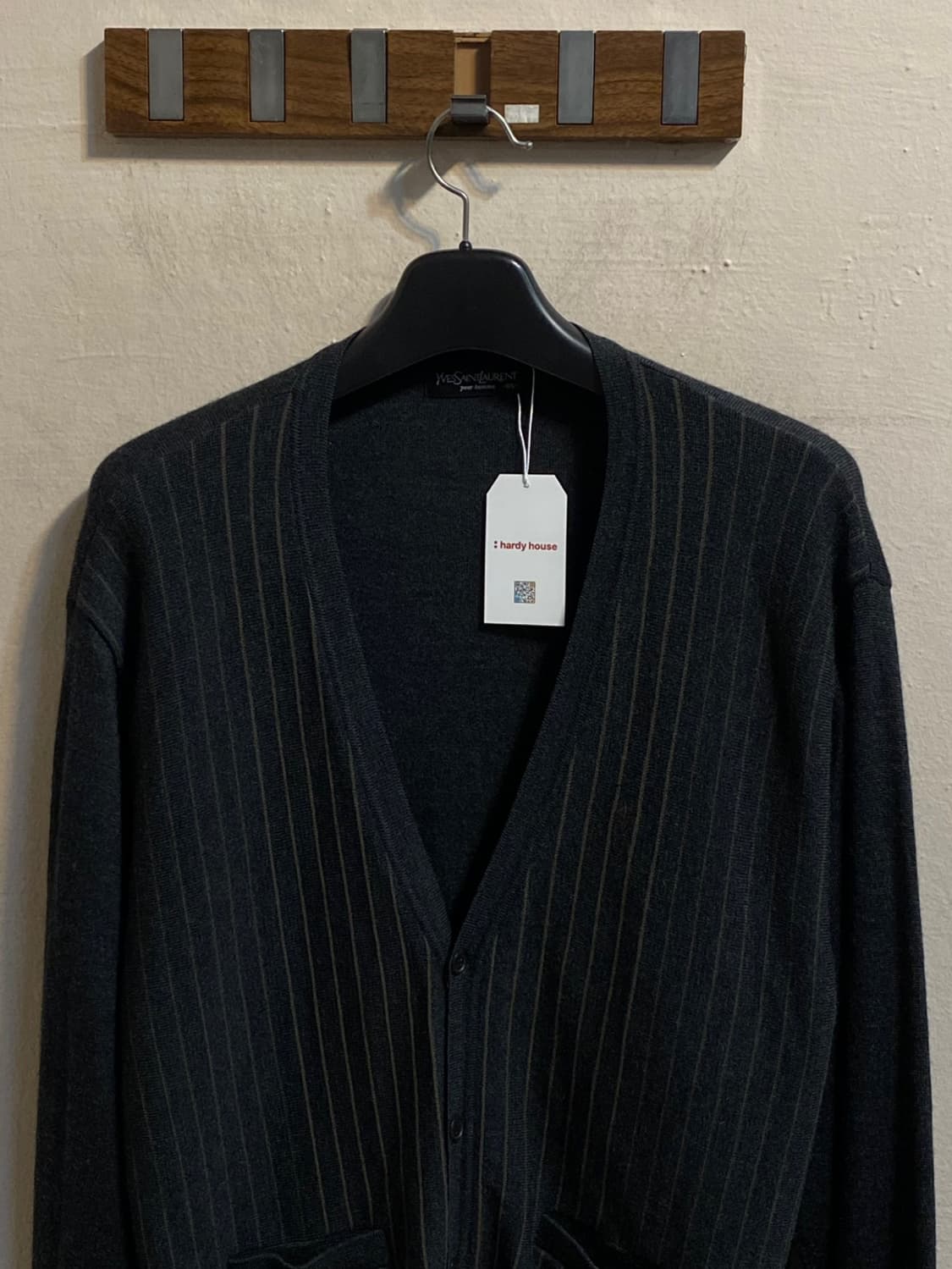 입생로랑 핀스트라이프 니트 가디건 상품이미지2