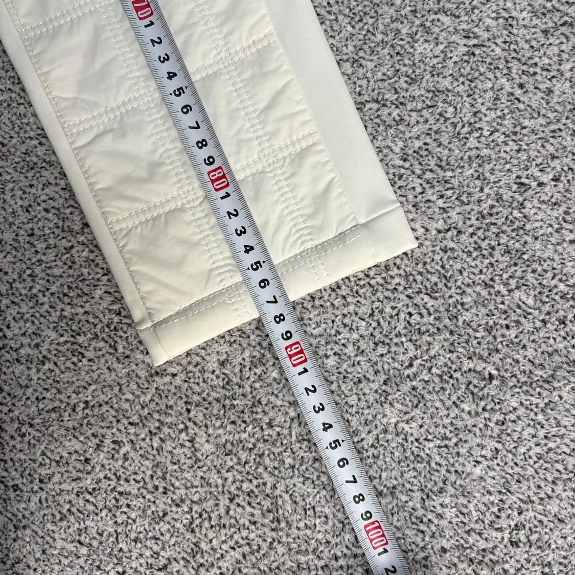 67 와이드앵글 기모 퀄팅 방풍 팬츠 0303J 상품이미지8