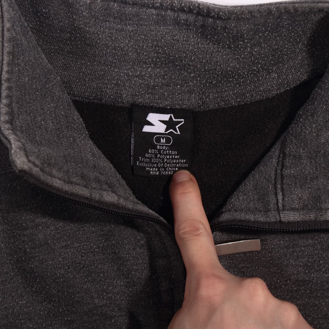 스타터 반집업 맨투맨 B335 상품이미지2