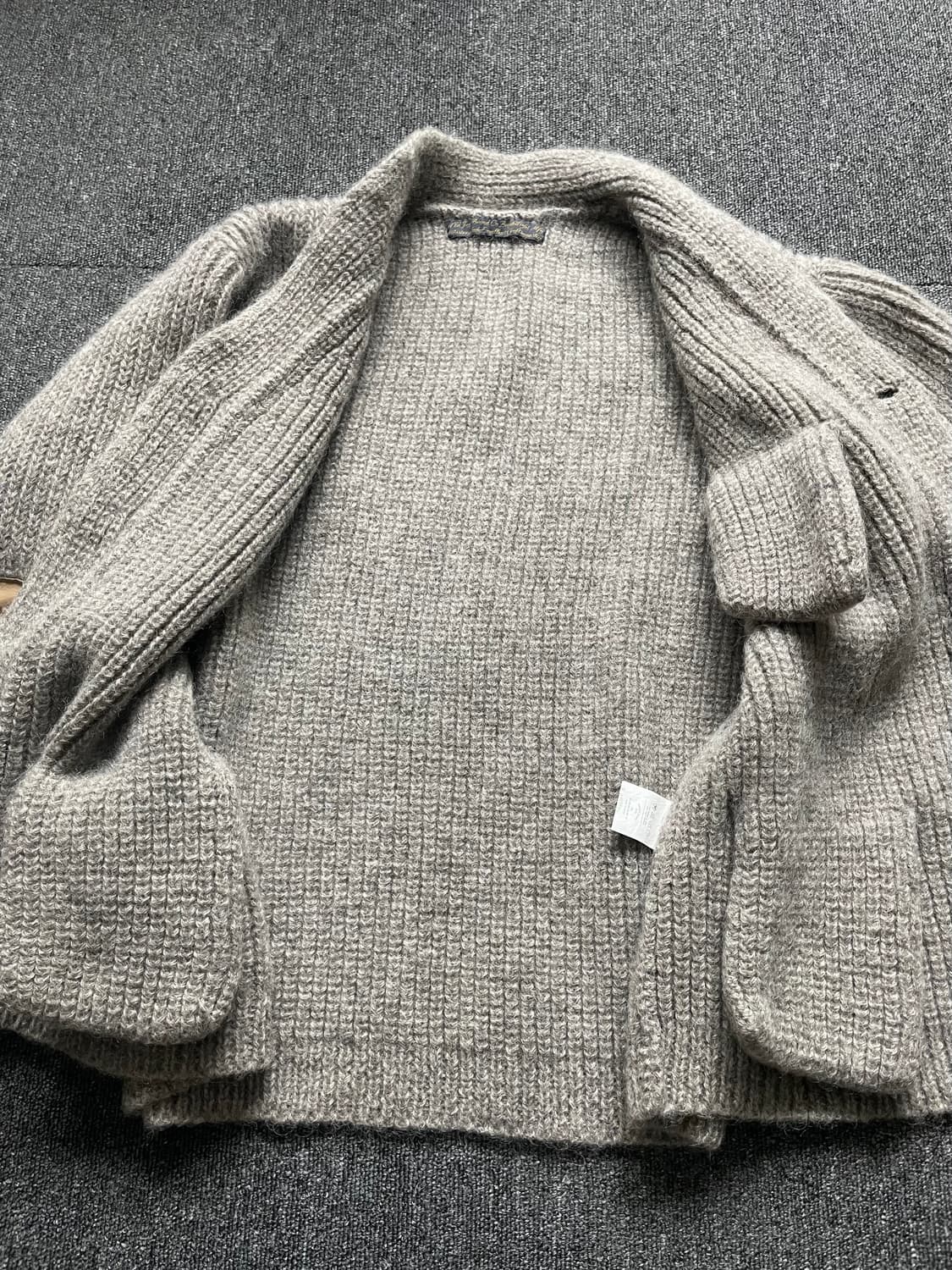 올드조 브리티쉬 트위드 웜 가디건 그레이 (피그벨더블알엘안데르센드레익스 상품이미지5