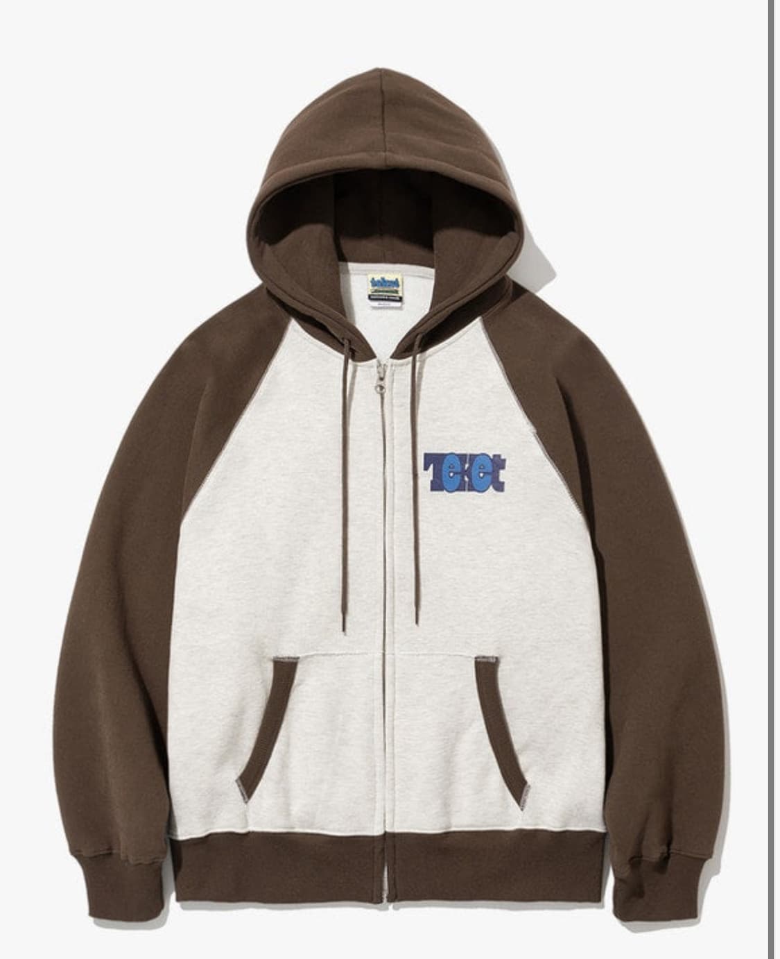 테켓 에피소드 집업후드 브라운 미디움(m) 사이즈 상품이미지1