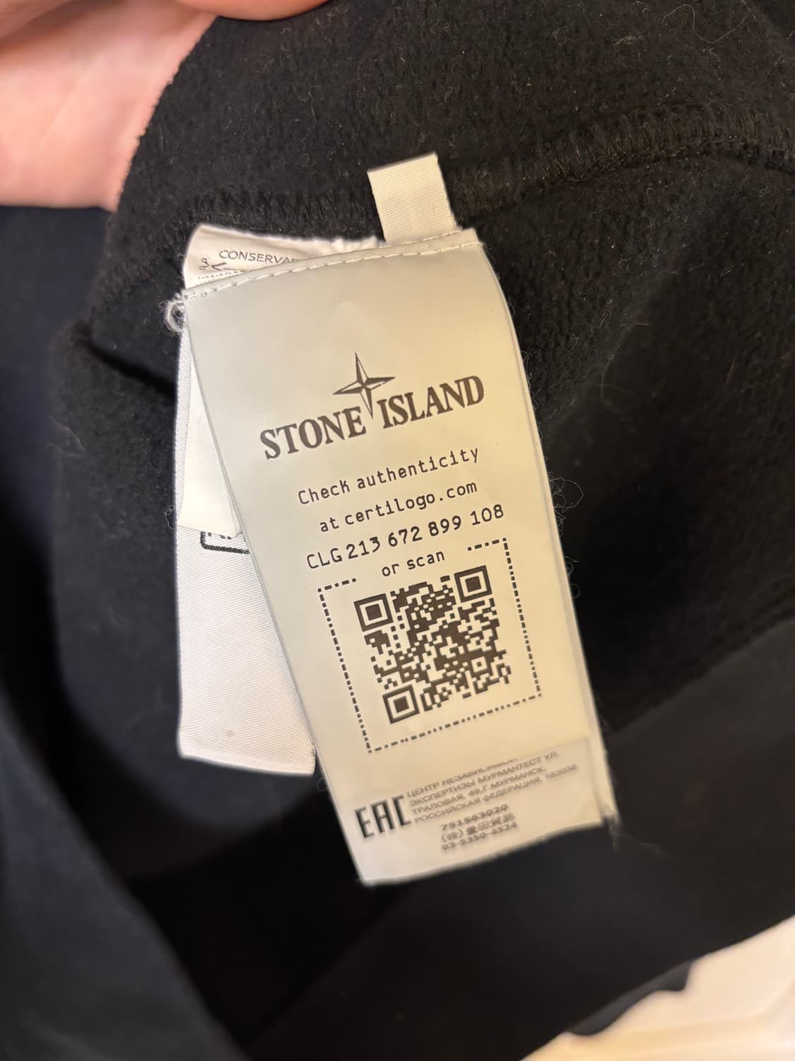 [새상품급/당일배송] 스톤아일랜드 블랙 맨투맨 티셔츠 상품이미지4