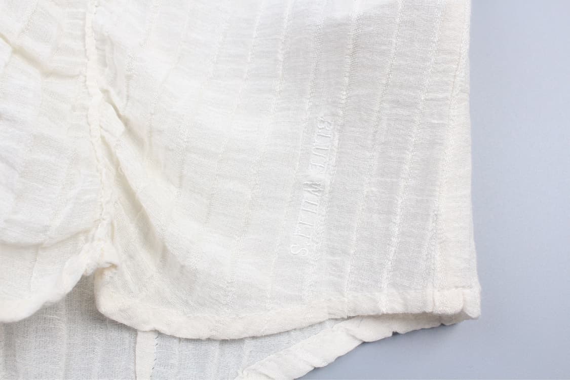 BLUE WILLI’S Ivory Hemp Silk Knit Vest 상품이미지6