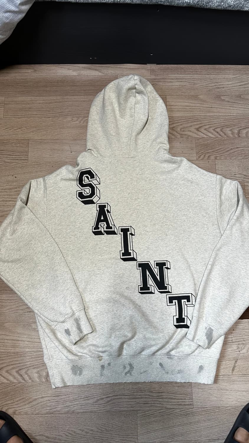 세인트미카엘  Angel Of Death 기모 후드티 상품이미지2