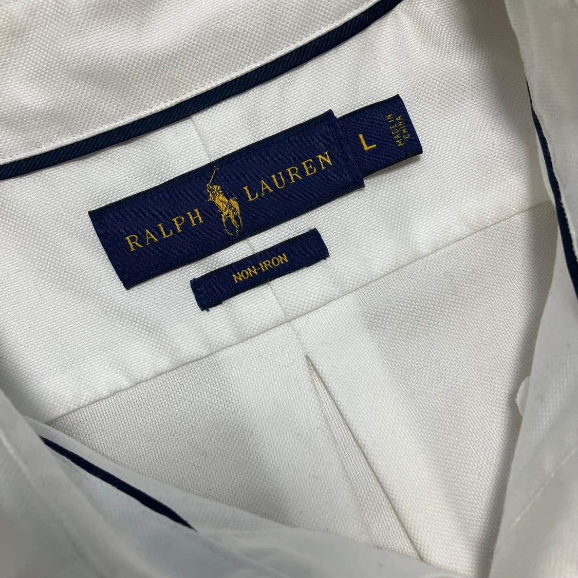 [Polo] 폴로 랄프로렌 긴팔 셔츠 화이트 L 상품이미지7