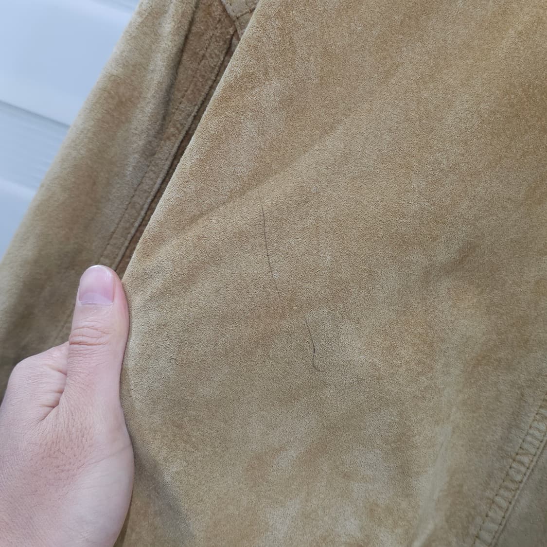 JAPAN 80-90s 빈티지 스웨이드 봄버 자켓- M 상품이미지8