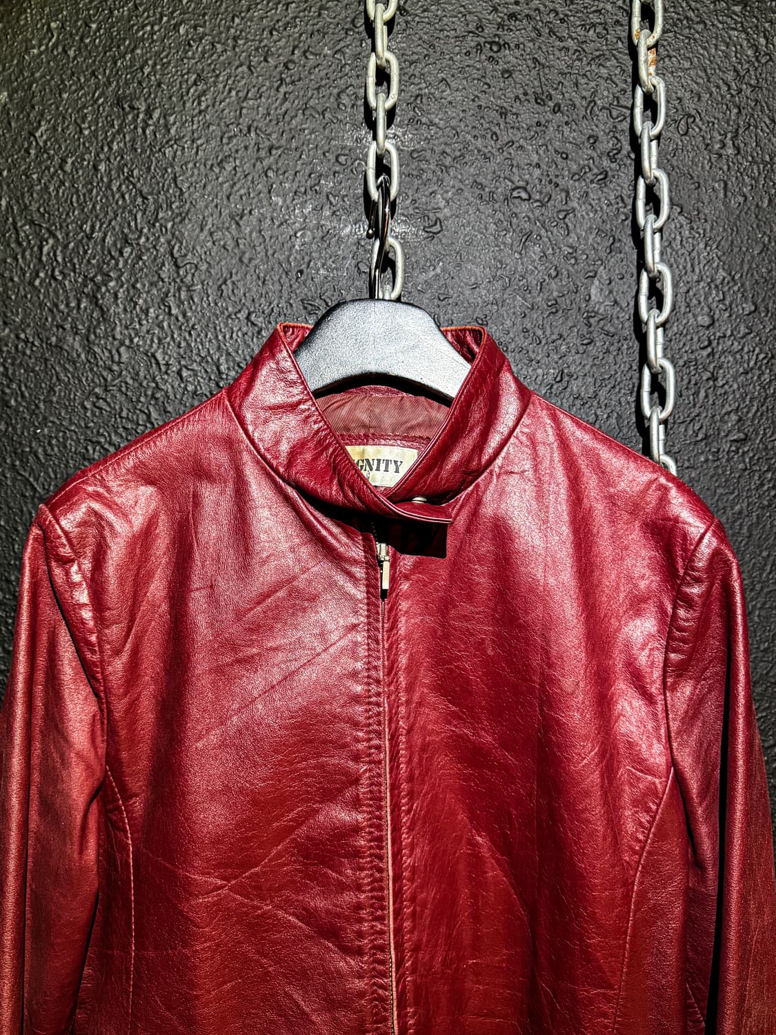 Red Sheep Leather Jacket 상품이미지3
