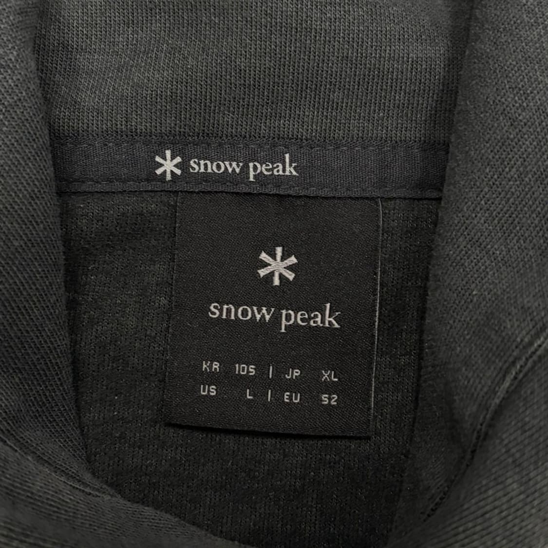 스노우피크 베이직 후드티 v1315 상품이미지5